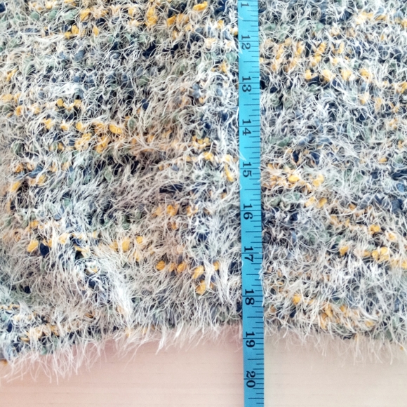 Made with Love by fct fuzzy crewneck long sleeve sweater size M - Picture 8 of 8